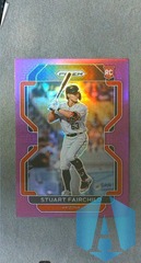 2022 Panini Prizm Purple Prizm #68 Stuart Fairchild RC Diamondbacks